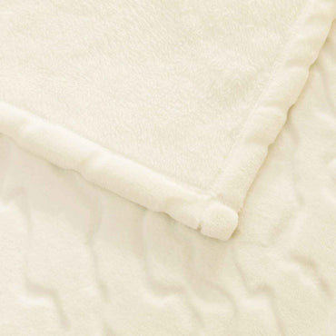 Cozy Bliss Luxury Milky Pluche Plaid - Crème