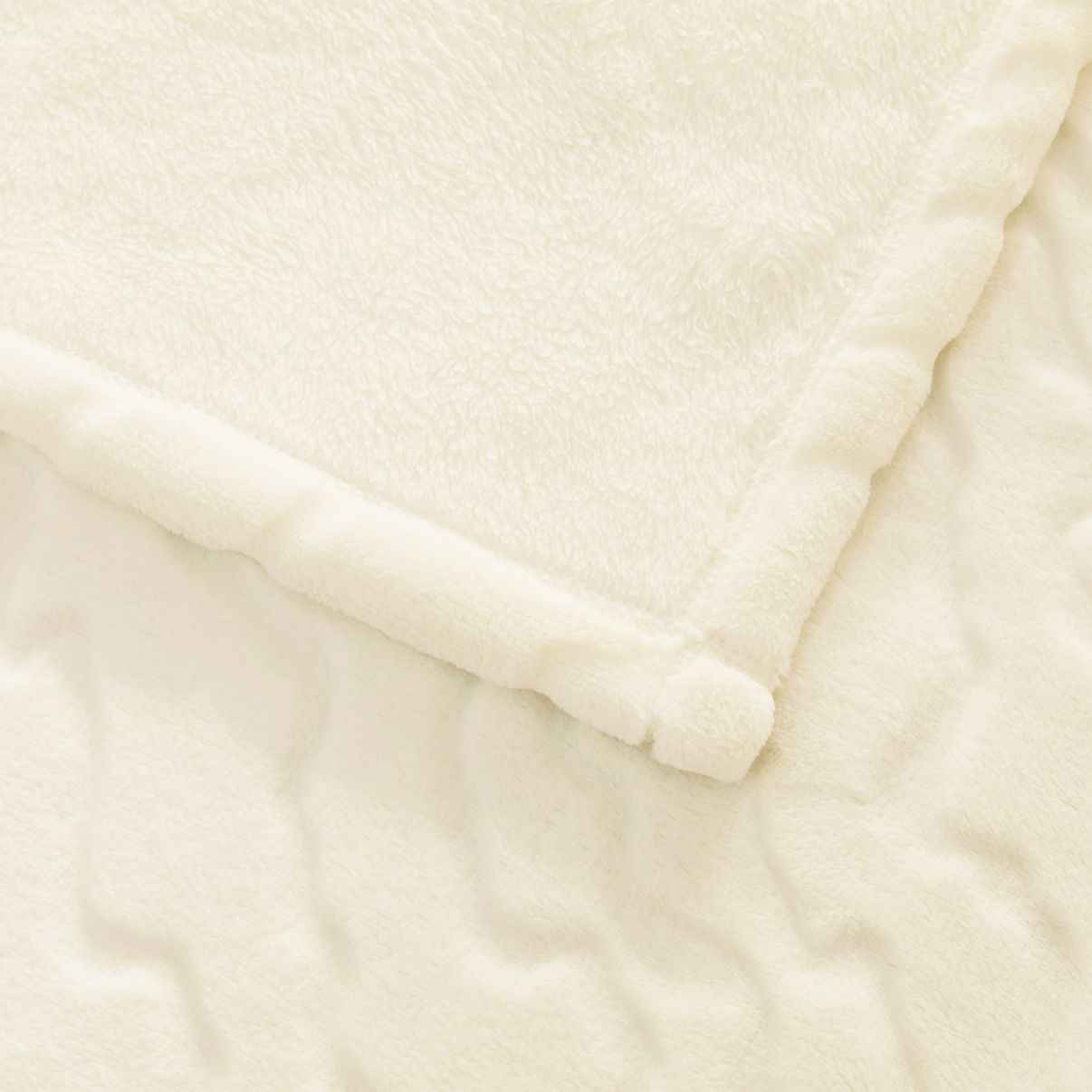 Cozy Bliss Luxury Milky Pluche Plaid - Crème