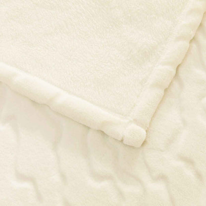 Cozy Bliss Luxury Milky Pluche Plaid - Crème