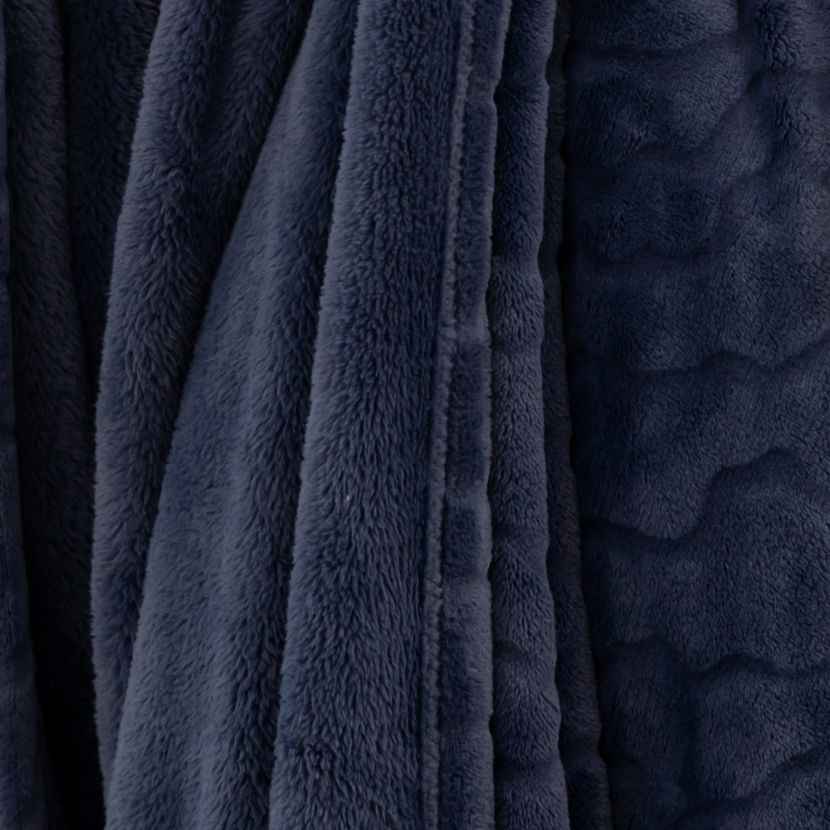 Cozy Bliss Luxury Milky Pluche Plaid - Marine blauw