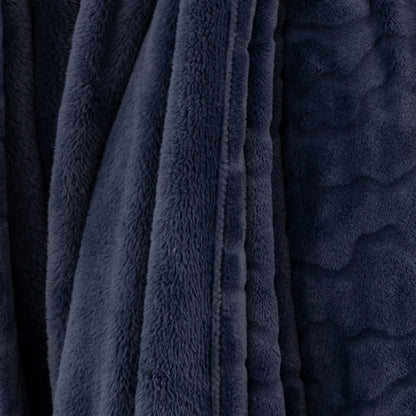 Cozy Bliss Luxury Milky Pluche Plaid - Marine blauw