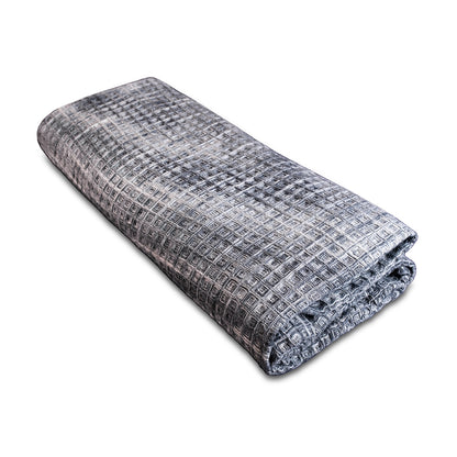 Waffle Plaid - Zwart/Wit - Bedworld B.V.