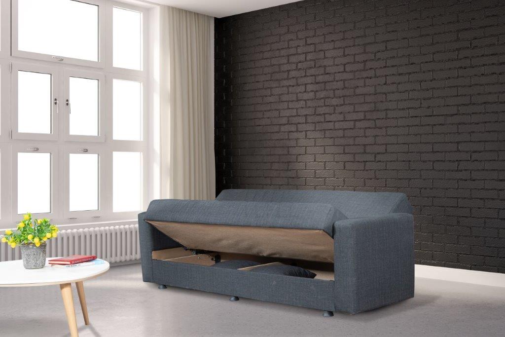 Sofabed Venezia - Antraciet - Bedworld B.V.
