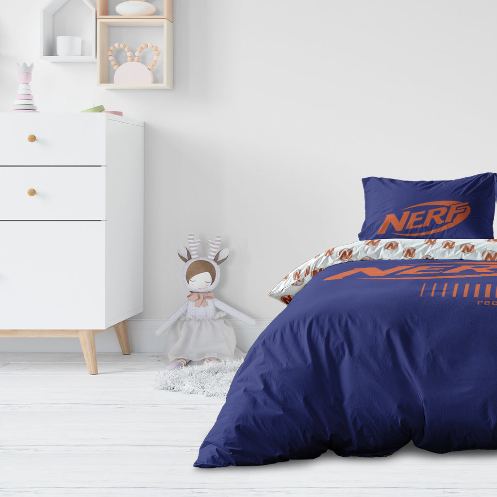 Nerf Dekbedovertekset - 140x200 + 1*65x65 cm - Bedworld B.V.
