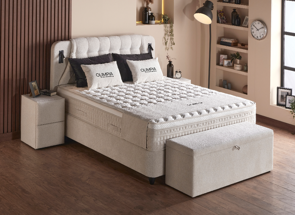 Opberg Boxspring Olimpia - Bedworld B.V.
