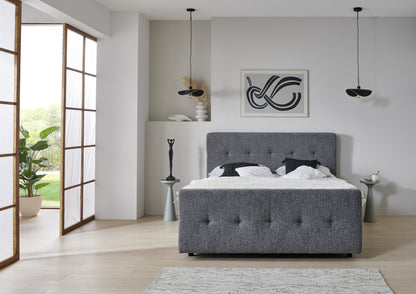 Opbergboxspring Rievierra de Luxe met Voetbord