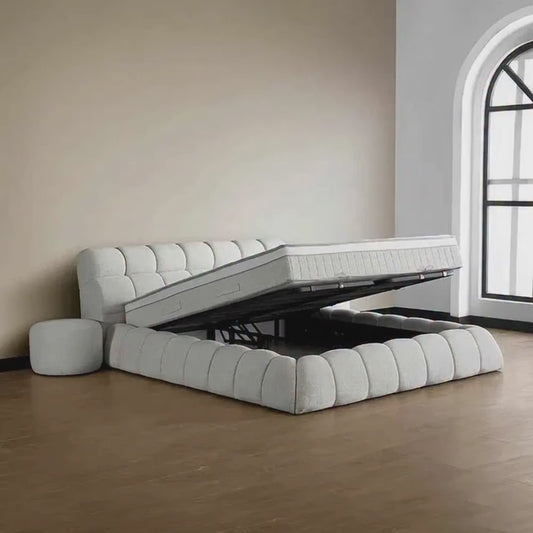 Opberg Boxspring Claudi Complete Set Japandi – 140/160/180x200 cm