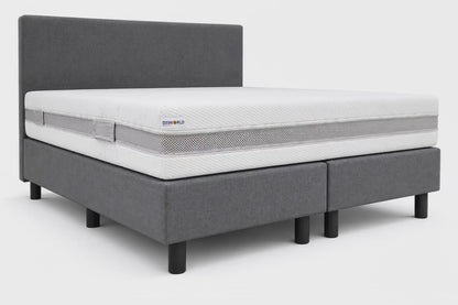Budget Boxspring Grijs Micropocketmatras HR55
