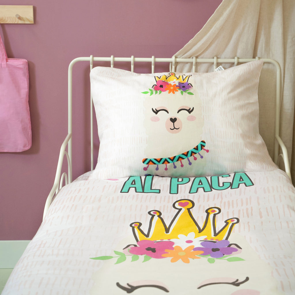 Princess Al Paca Roze Dekbedovertrek - Bedworld B.V.
