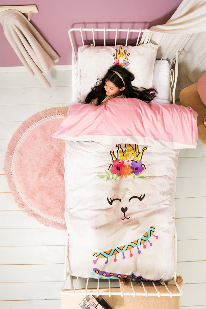 Princess Al Paca Roze Dekbedovertrek - Bedworld B.V.