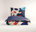 Space man 2 Blauw Dekbedovertrek - Bedworld B.V.