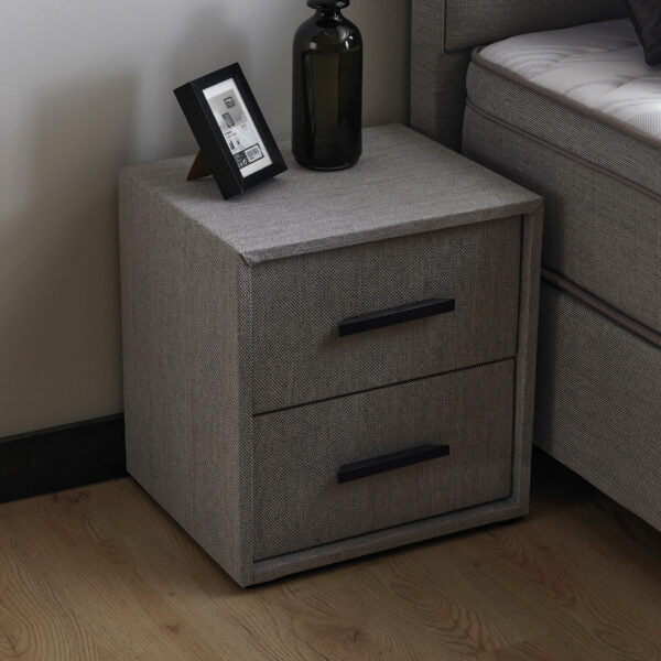 opberg boxspring grijs – Suna - Bedworld B.V.