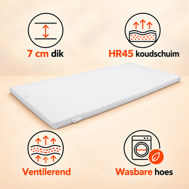 Topper Oplegmatras Koudschuim HR45