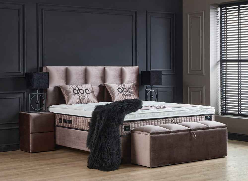 Opberg boxspring Phantom Beige - Bedworld B.V.
