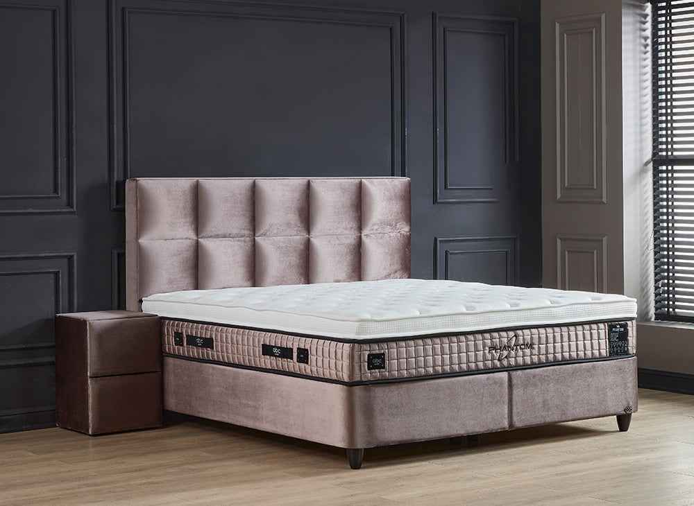 Opberg boxspring Phantom Beige - Bedworld B.V.