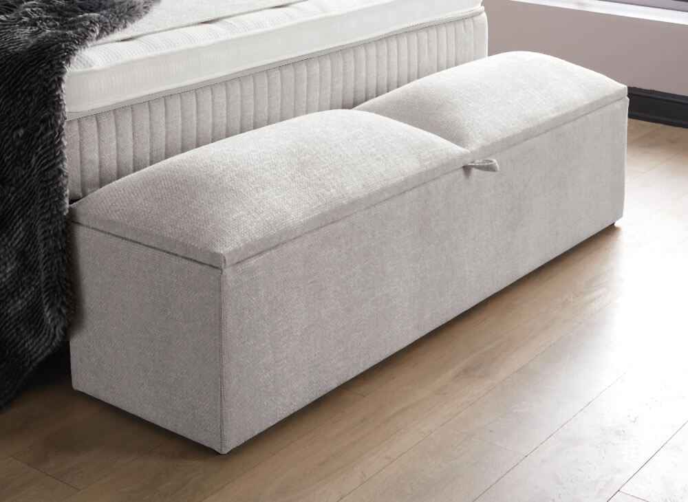 Opberg boxspring Beverly Licht Beige - Bedworld B.V.