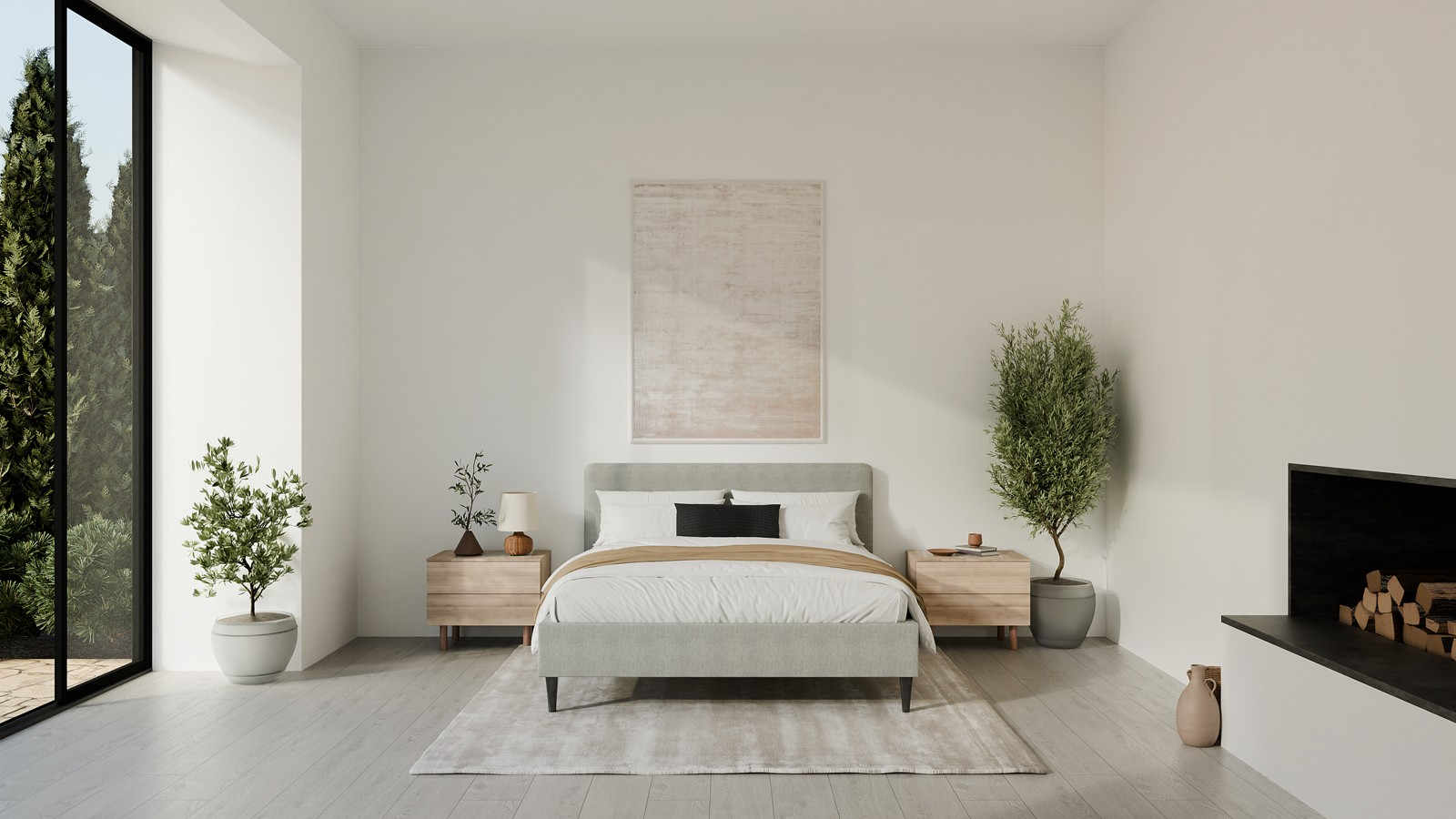 Ledikant VL-01 - Beige - Bedworld B.V.