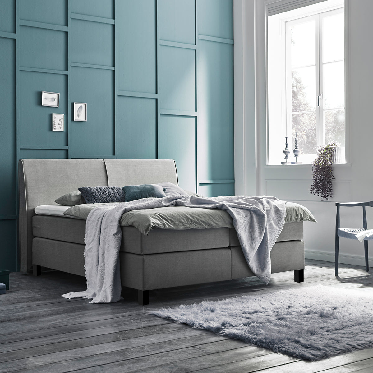 Vlak Boxspring V1000 - Compete set - Bedworld B.V.