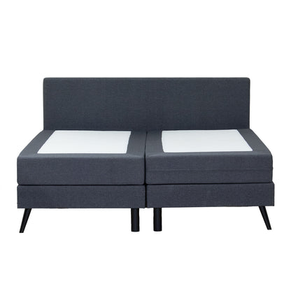 Boxspring v450 - Compete set - Antraciet - Bedworld B.V.