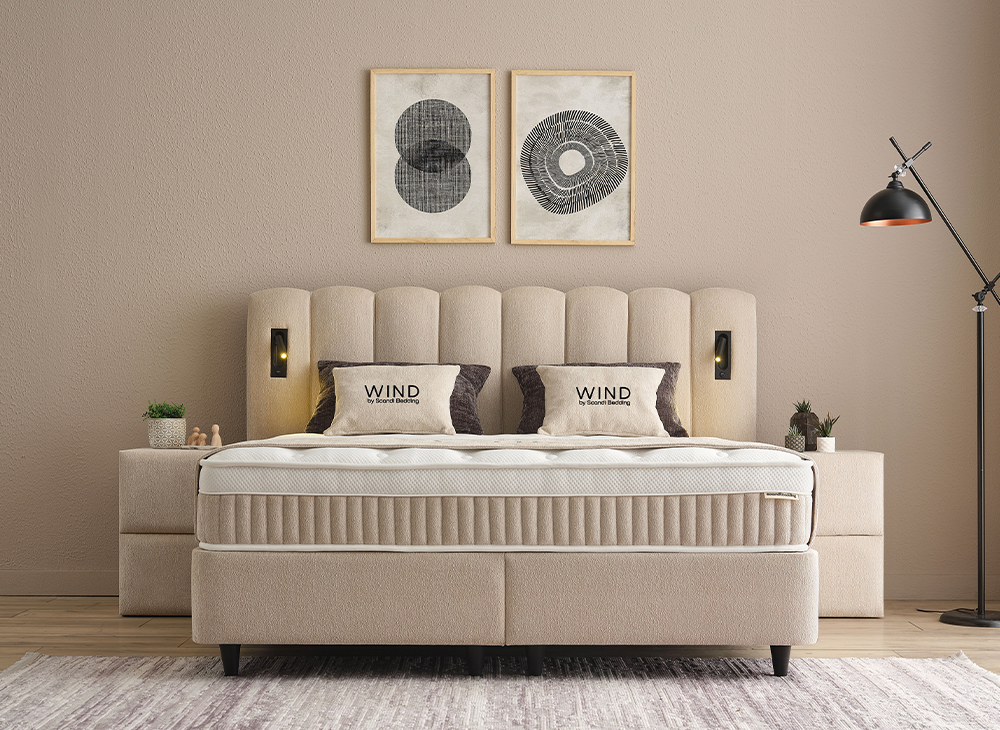 Opberg Boxspring Wind - Bedworld B.V.